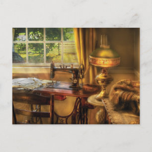 Sewing Machine - Domestic Sewing Machine Postcard
