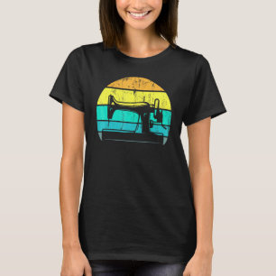 Sewing Machine Fabric Quilting Sewer Sew Retro Sew T-Shirt