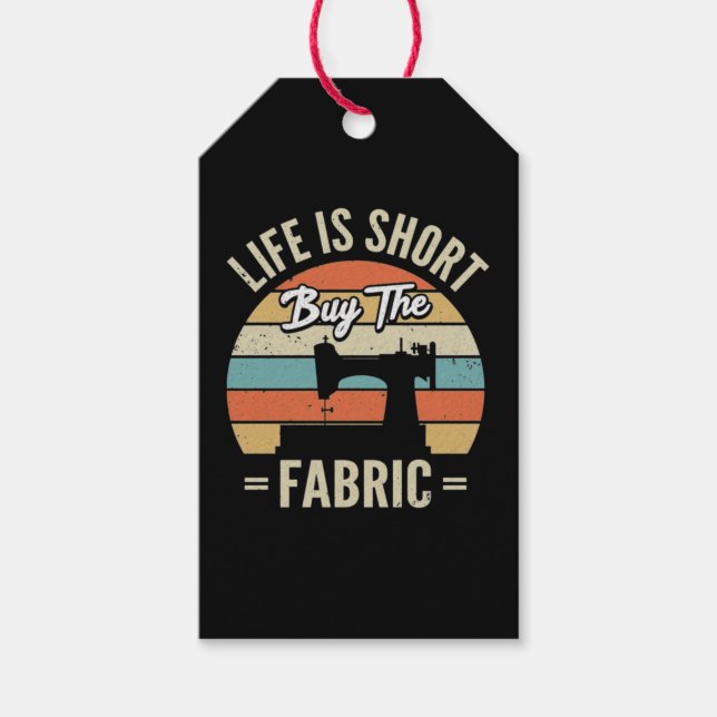 Sewing Machine Gift Tags (Front)