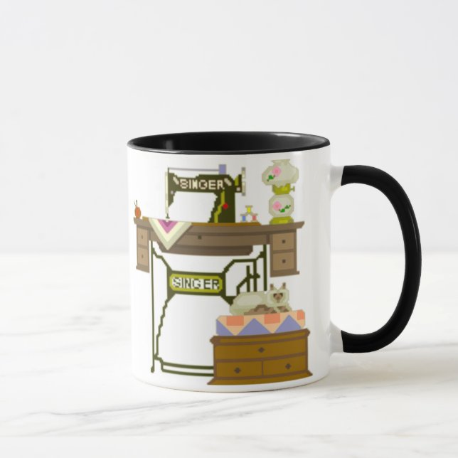 Sewing Machine Mug (Right)
