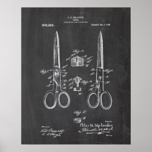 Sewing Machine Patent Poster