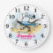 Sewing Machine Personalizable Wall Clock