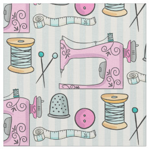 Sewing Machine - Pink Crafts Sew Fabric