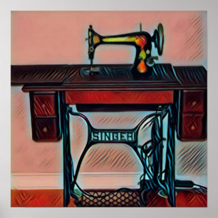 Sewing Machine Poster