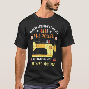 Sewing Machine Seamstress Sewer Women Girls Quilti T-Shirt