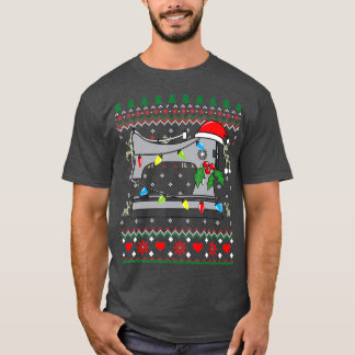 Sewing Machine Sew Tailor Christmas Ornament T-Shirt