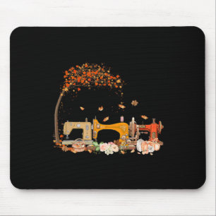 Sewing Machine Sewing Quilting Lover Quilter Fall Mouse Pad