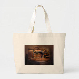 Sewing Machine - Singer Large Tote Bag