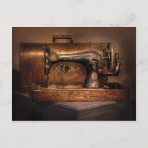 Sewing Machine - Singer Postcard