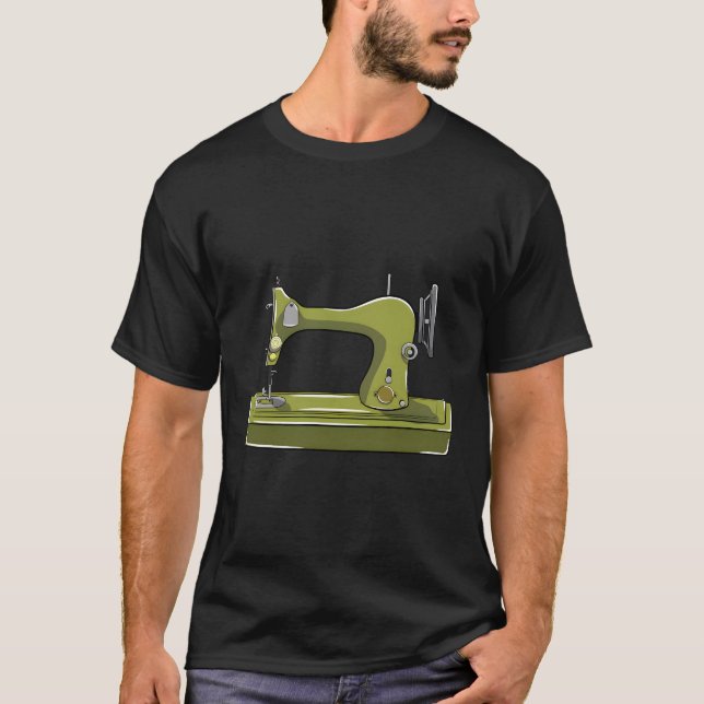 Sewing Machine Thread Sew Craft Love Tailoring T-Shirt (Front)