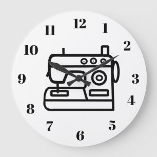 Sewing Machine Wall Clock