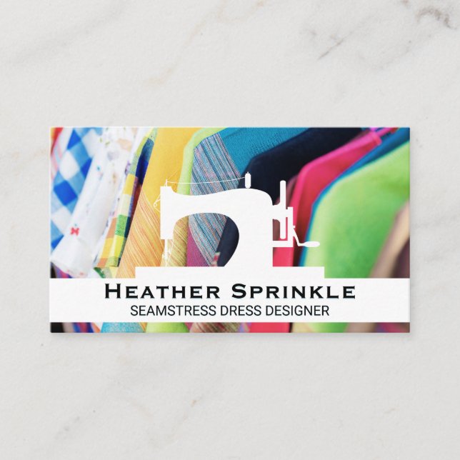 Sewing Machine | Wardrobes Business Card (Front)