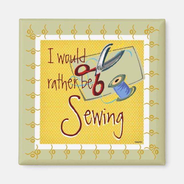 Sewing Magnet (sage) (Front)
