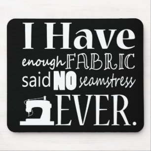 Sewing • Not Enough Fabric Crafts Dark Mouse Pad