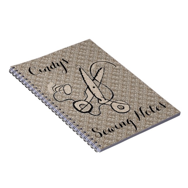 Sewing Notes Notebook (Right Side)