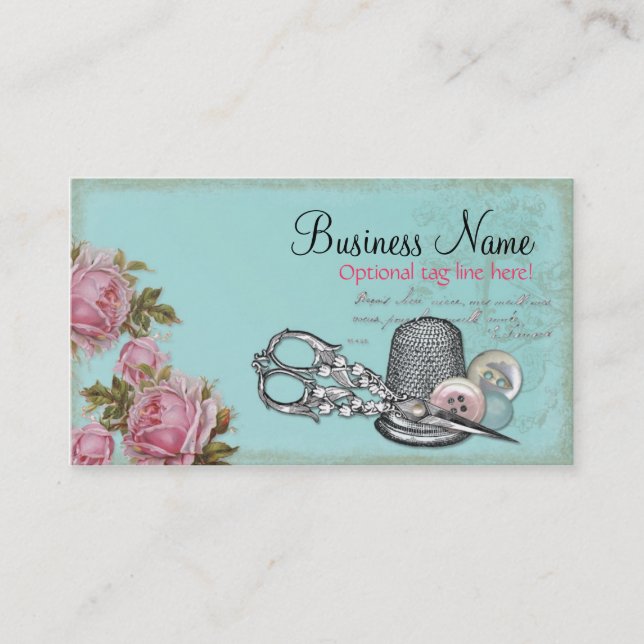 Sewing Notions Business Card (Front)