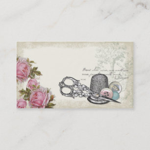 Sewing Notions IVORY Business Card