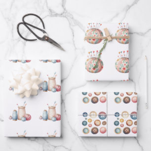 Sewing Notions Wrapping Paper Sheet