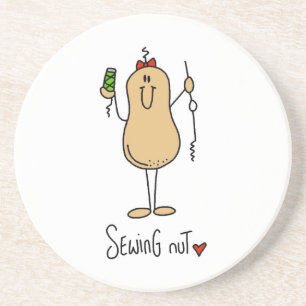 Sewing Nut T-shirts and Gifts Coaster