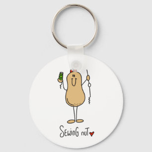 Sewing Nut T-shirts and Gifts Key Ring