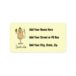 Sewing Nut T-shirts and Gifts Label