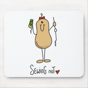 Sewing Nut T-shirts and Gifts Mouse Pad