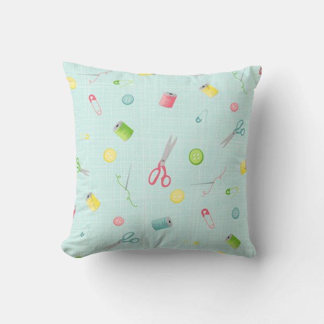 Sewing pattern cushion (Front)
