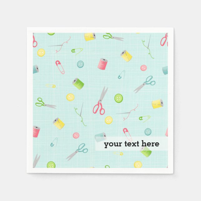 Sewing pattern napkin (Front)