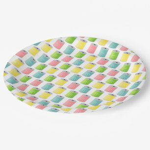 Sewing pattern paper plate