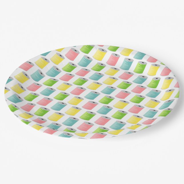 Sewing pattern paper plate (Angled)