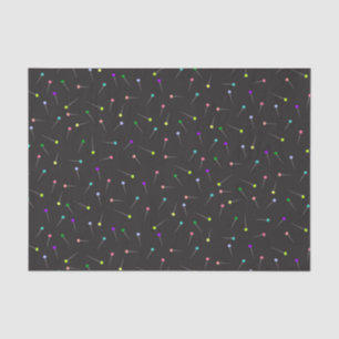 Sewing Pins Black Dressmaker Seamstress Tailor Tissue Paper