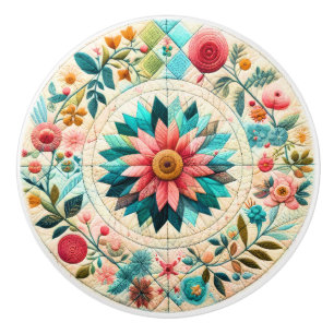 Sewing Quilting  Ceramic Knob