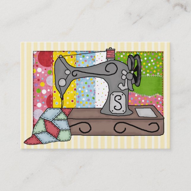 Sewing / Seamstress / Crafter - SRF Business Card (Front)