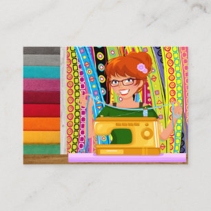 Sewing / Seamstress / Fashion Business Card