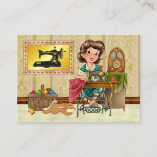 Sewing / Seamstress / Fashion Business Card