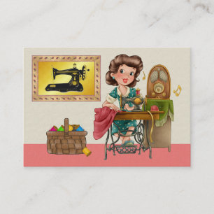 Sewing / Seamstress / Fashion - SRF Business Card