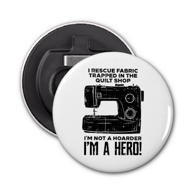 Sewing Sewing Machine Bottle Opener (Front)