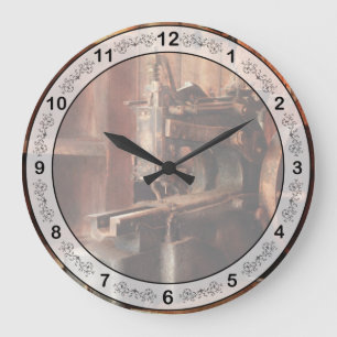 Sewing - Sewing Machine for Saddle Making Large Clock