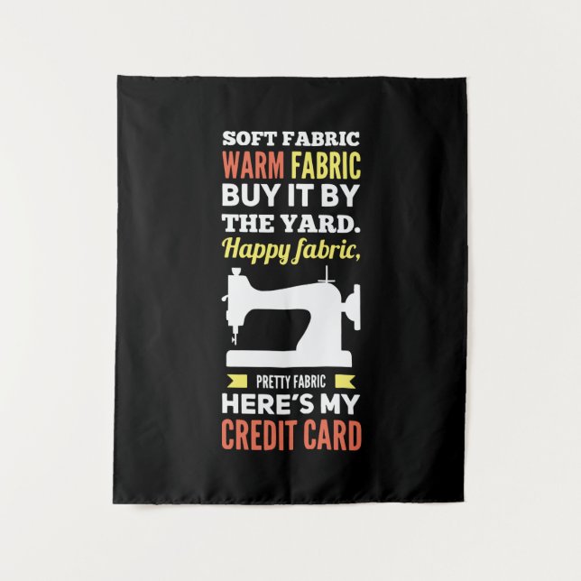 Sewing Sewing Machine Tapestry (Front)