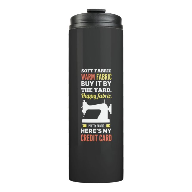 Sewing Sewing Machine Thermal Tumbler (Front)