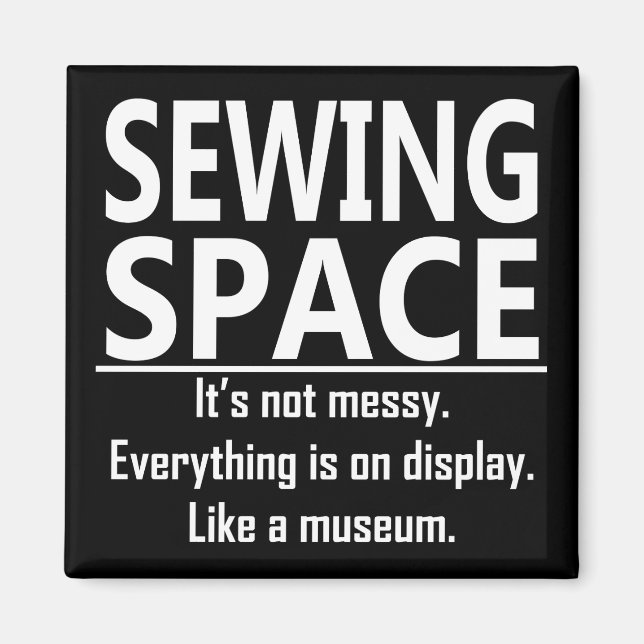 Sewing Space Magnet (Front)