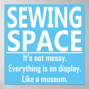 Sewing Space Poster
