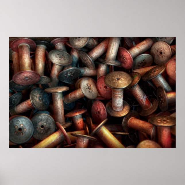 Sewing - Spools Poster (Front)