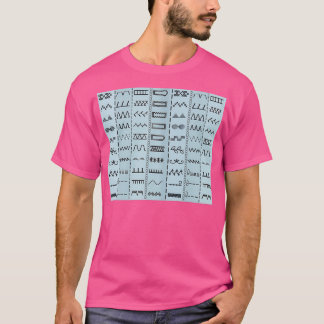 Sewing Stitches Pattern  T-Shirt