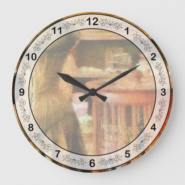 Sewing - Supplies for the Seamstress Large Clock (Front)