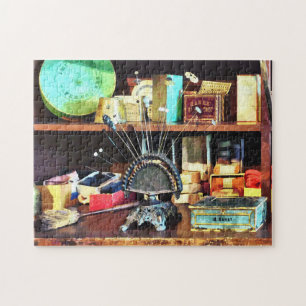 Sewing Supplies in General Store Jigsaw Puzzle