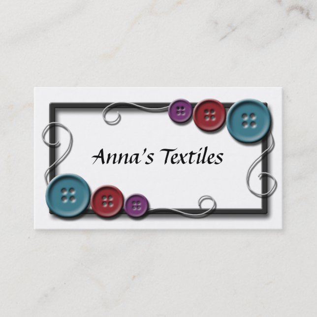 Sewing Thread Business Cards (Front)