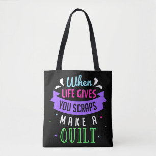 Sewing When Life Gives You Scraps Make A Quilt Tote Bag