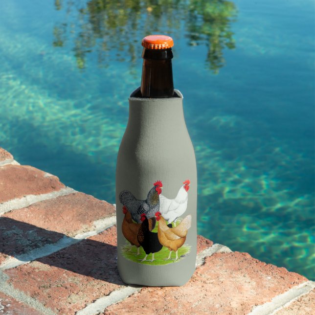 Sex-linked Chickens Quintet Bottle Cooler (In Situ Pool)