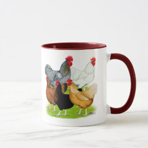 Sex-linked Chickens Quintet Mug